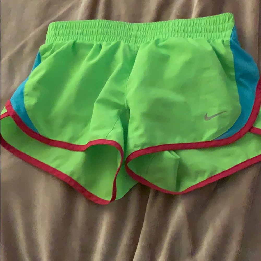 NEON NIKE SHORTS